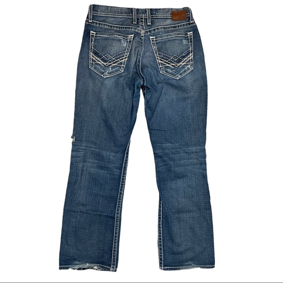 BKE Tyson Mens Jeans - Size 32R - Relaxed - Distressed - Picture 2 of 11